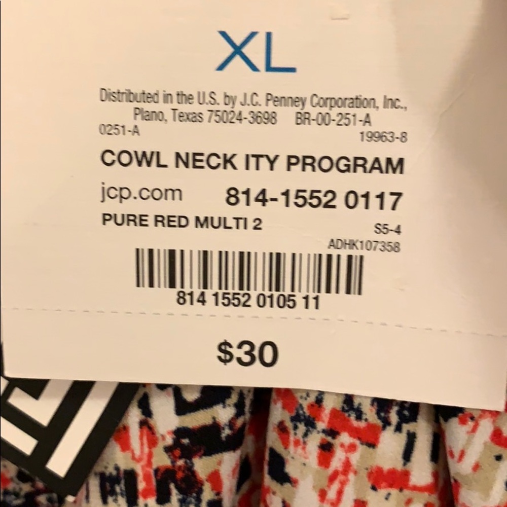 Liz Claiborne cowl neck top - Picture 3 of 3